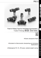 EG SERIES: PUSH-IN FITTING TYPE FOR ANTI-STATIC ENVIRONMENTS